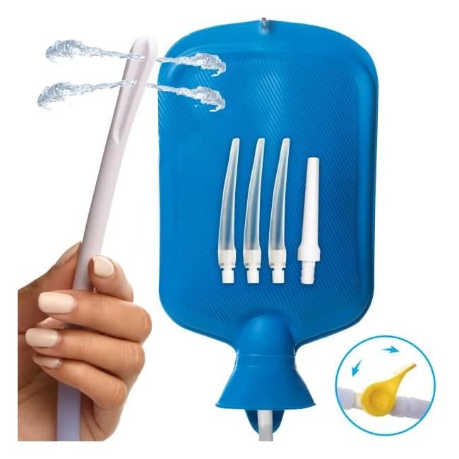 Deluxe Shower Enema Kit with 5 Tips - Image 1