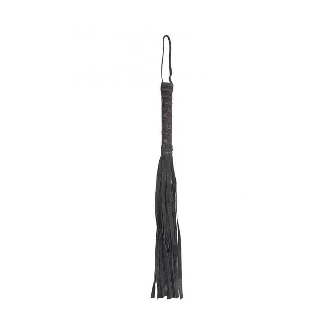 Denim Flogger - Roughend Denim Style - Black - Image 1