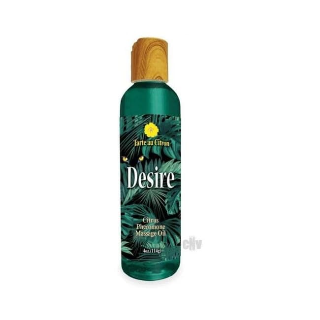 Desire Pheromone Massage Oil Citrus 4 Oz. - Image 1