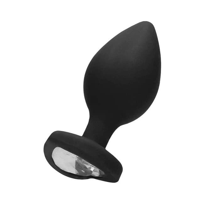 Diamond Heart Butt Plug - Extra Large - Image 1