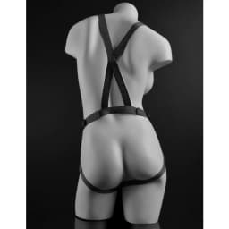 Dillio 6 Strap on Suspender Harness Set Pink ", image 3