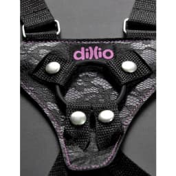Dillio 6 Strap on Suspender Harness Set Pink ", image 4