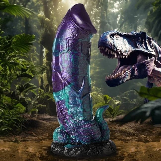 Dino-dick Silicone Dildo - Xl - Image 1