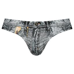 Dirty Denim Thong, image 5