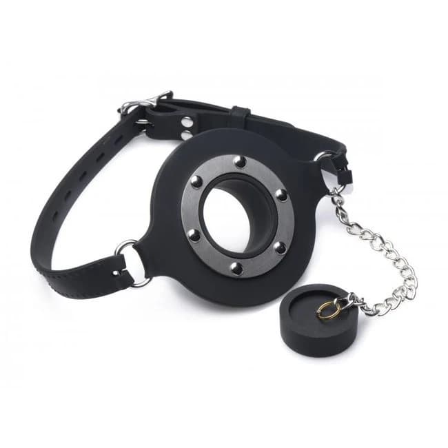 (d)master Series Pie Hole Silicone Feeding Gag - Image 1