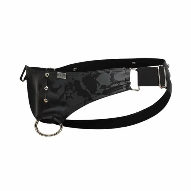 Dngeon Cockring Jockstrap Midnight One Size - Image 1