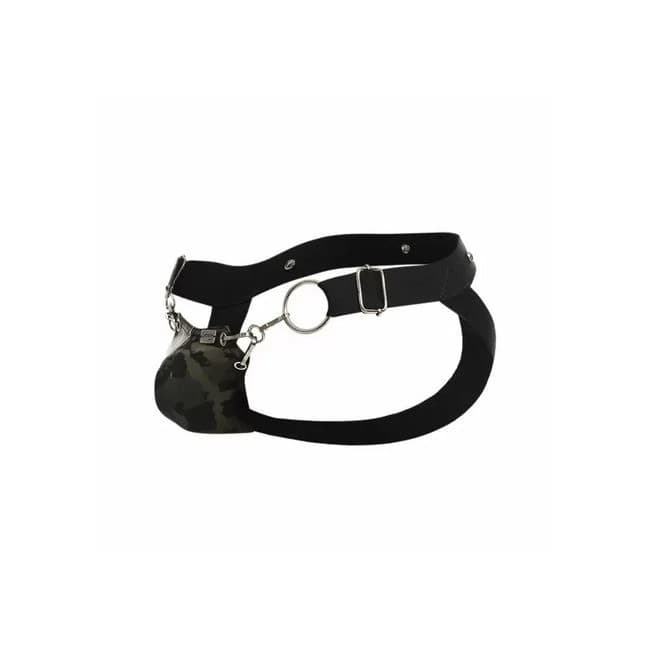 Dngeon Snap Jockstrap Army One Size - Image 1