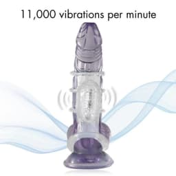 DOCTOR LOVE ZINGER VIBRATING COCK CAGE CLEAR  - Image 5