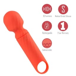Dolly Silicone Mini Wand Rechargeable, image 5