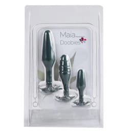 Doobies 420 Butt Plugs Set of 3, image 3