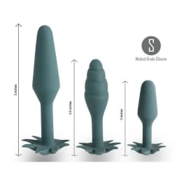 Doobies 420 Butt Plugs Set of 3, image 4