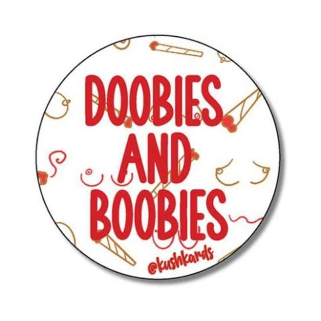 Doobies and Boobies Sticker - Pack of 3 - Image 1
