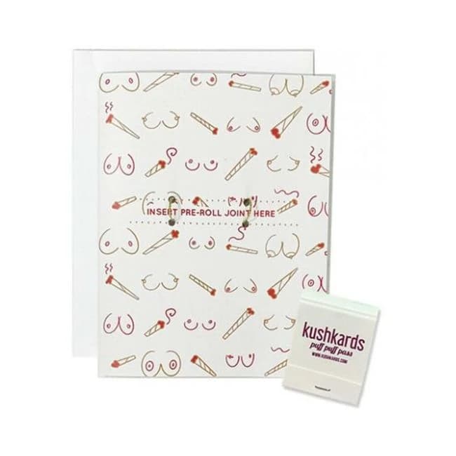 Doobies Boobies Greeting Card W/matchbook - Image 1