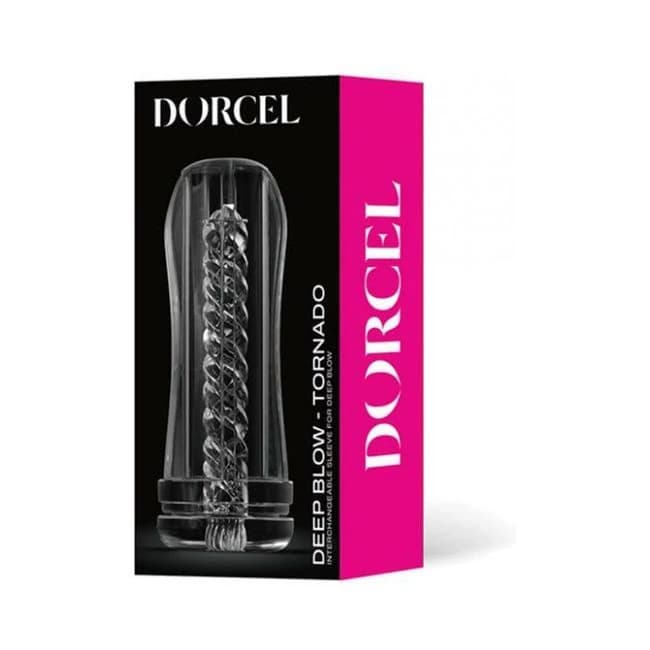 Dorcel Deep Blow Tornado Sleeve - Clear - Image 1