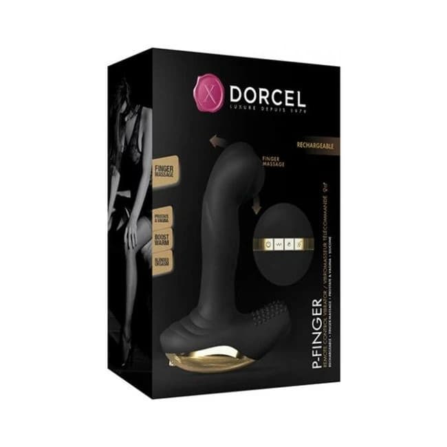 Dorcel P-finger Come Hither - Black/gold - Image 1