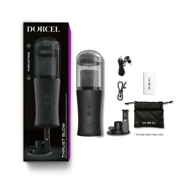 Dorcel Thrust Blow Masturbator Black - Image 1