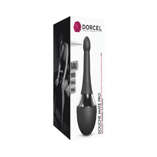 Dorcel Vibrating Douche Mate Pro - Black/silver - Image 1