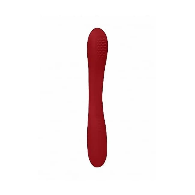 Double Ended Vibrator - Flex - Red - Image 1