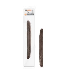 Dr Skin 14 Double Dildo Chocolate ", image 1