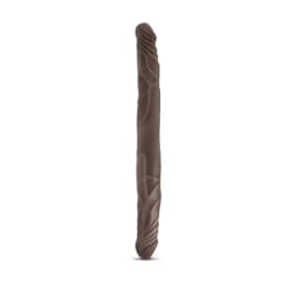Dr Skin 14 Double Dildo Chocolate ", image 3
