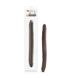 Dr Skin 16 Double Dildo Chocolate " - Image 1