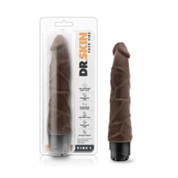 Dr Skin Cock Vibe #1 Chocolate, image 1