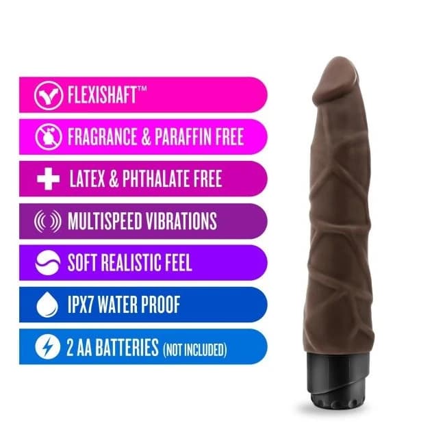 Dr Skin Cock Vibe #1 Chocolate - Image 2