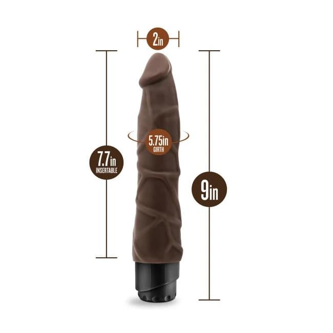 Dr Skin Cock Vibe #1 Chocolate - Image 4