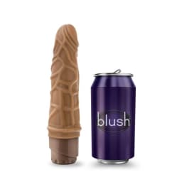 Dr Skin Cock Vibe #3 7.25 Mocha " - Image 6