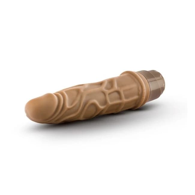 Dr Skin Cock Vibe #3 7.25 Mocha " - Image 7