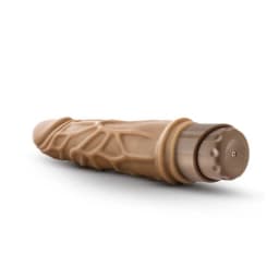 Dr Skin Cock Vibe #3 7.25 Mocha " - Image 9