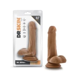 Dr. Skin Dr. Jeffrey Dildo W/ Balls, image 2