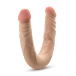 Dr Skin Plus - 14 Posable Double Dong - Beige ", image 2
