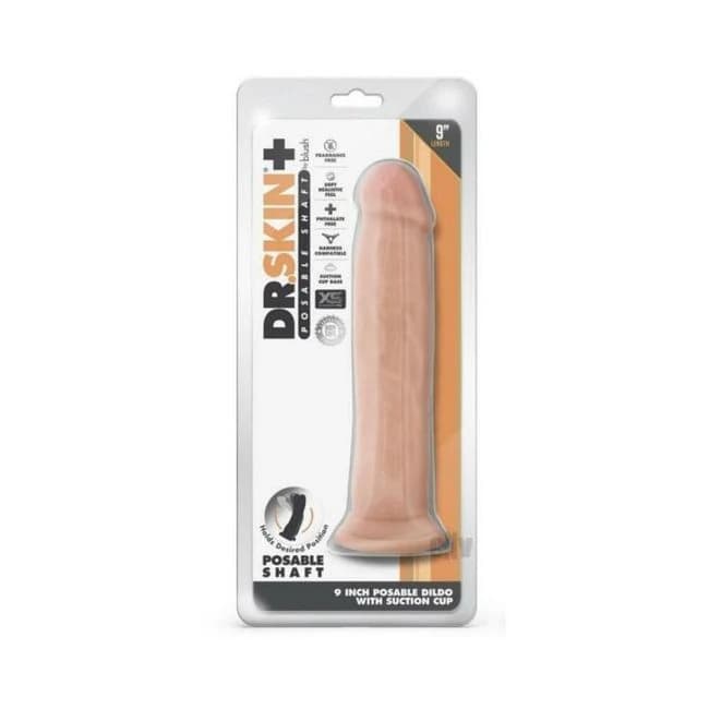 Dr Skin Plus Thick Pose Dildo 9 Vanilla - Image 1