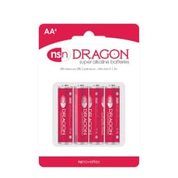 Dragon 4pk Alkaline Aa Batteries, image 2
