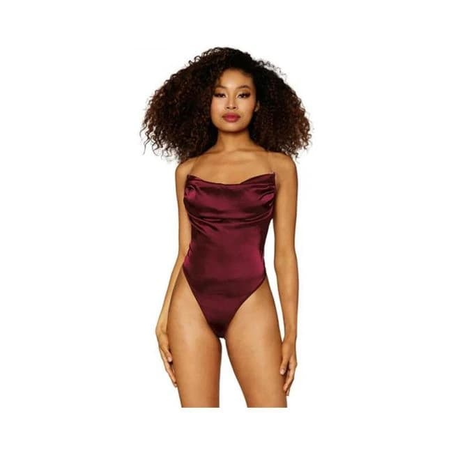 Dreamgirl Teddy Burgundy L Hanging - Image 1