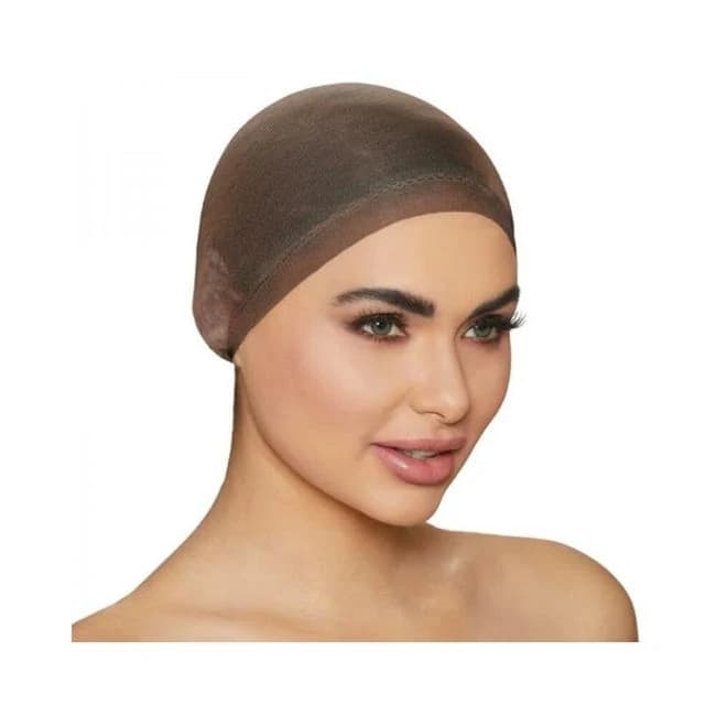 Dreamgirl Wig Cap Brown - Image 1
