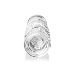Drops Anal Links Glass Dildo Clear - Image 2