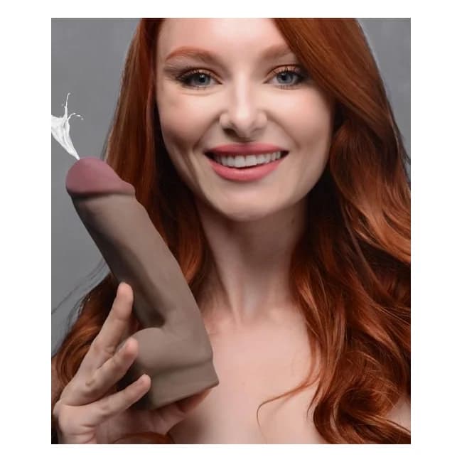Dual Density Squirting Dildo - 7 Inch - Image 1