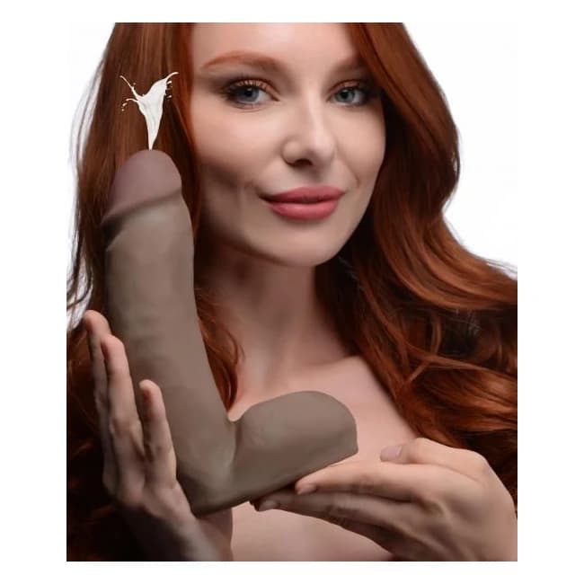Dual Density Squirting Dildo - 8 Inch - Image 1