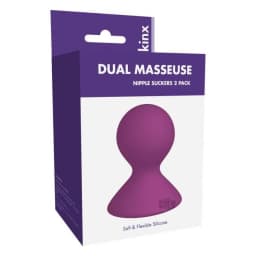Dual Masseuse Silicone Nip Suckers Kinx, image 2