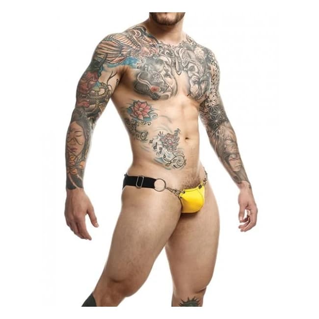 Dungeon Snap Jockstrap Yellow O/s - Image 1