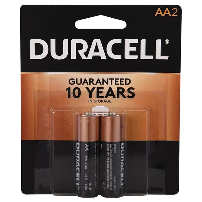 Duracell Batteries Aa (2pk) - Image 1