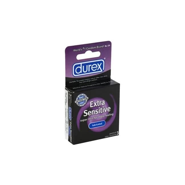 DUREX EXTRA SENSITIVE LUBRICATED 3PK  - Image 1