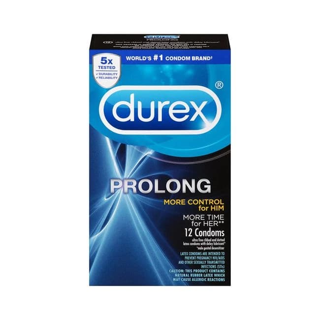 Durex Prolong 12pk - Image 1