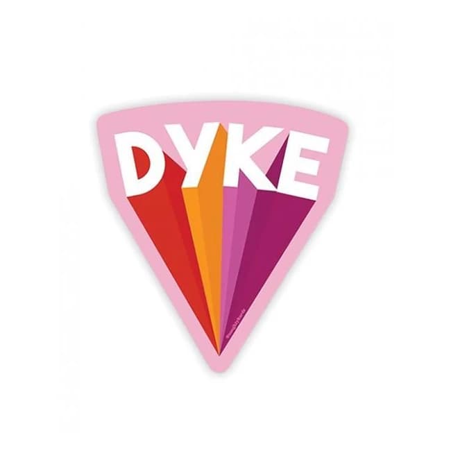 Dyke Naughty Sticker - Pack of 3 - Image 1