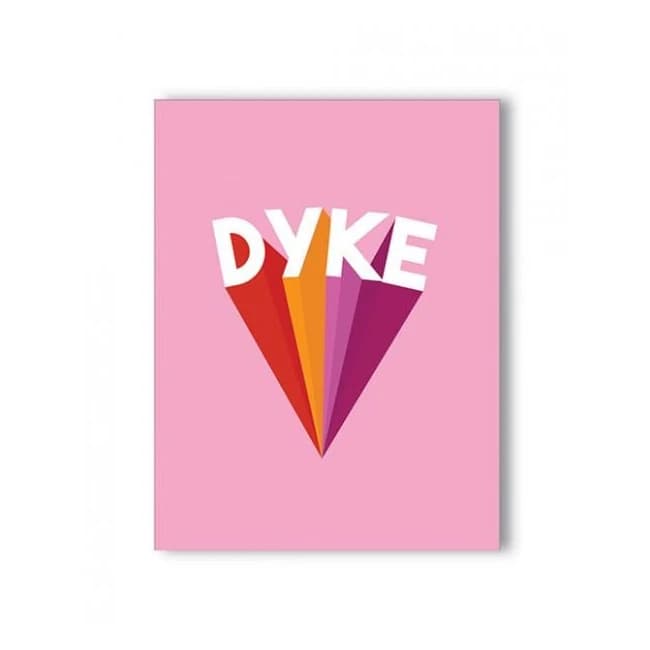 Dyke Power Naughty Greeting Card - Image 1