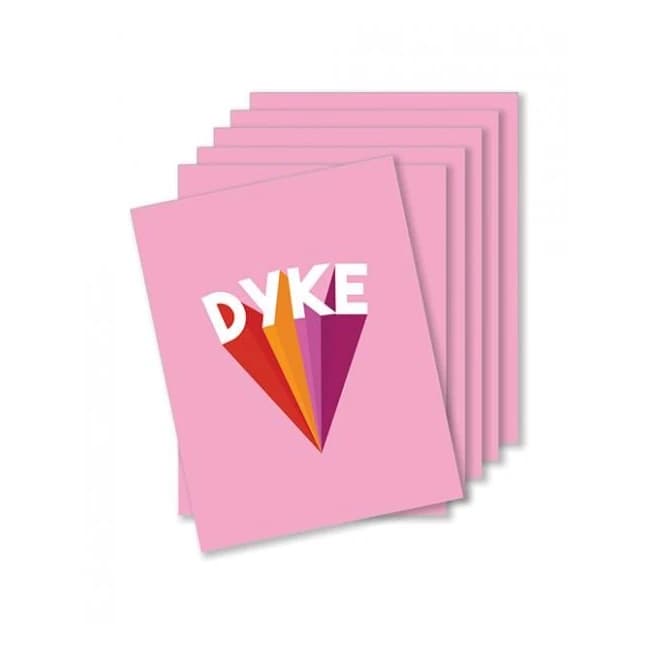Dyke Power Naughty Greeting Card - Pack of 6 - Image 1