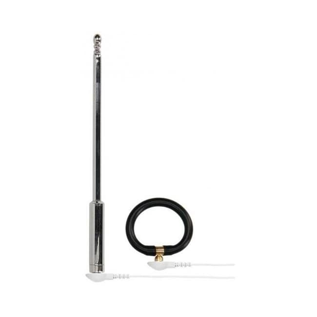 E-stim Urethral Sounding Set Large Silver - Image 1