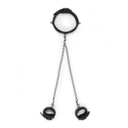 Easy Toys Collar & Ankle Restraint Set Black, image 1